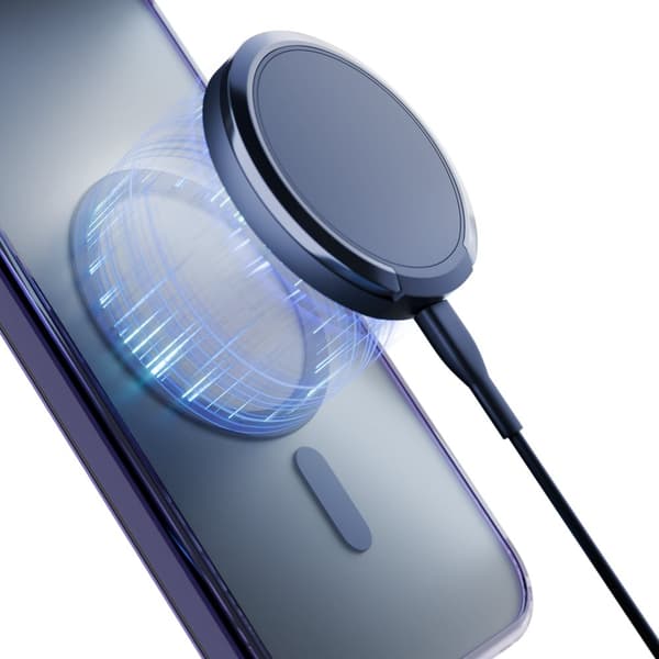 Apple iPhone 15 Pro - 3mk Frosty MagCase Purple