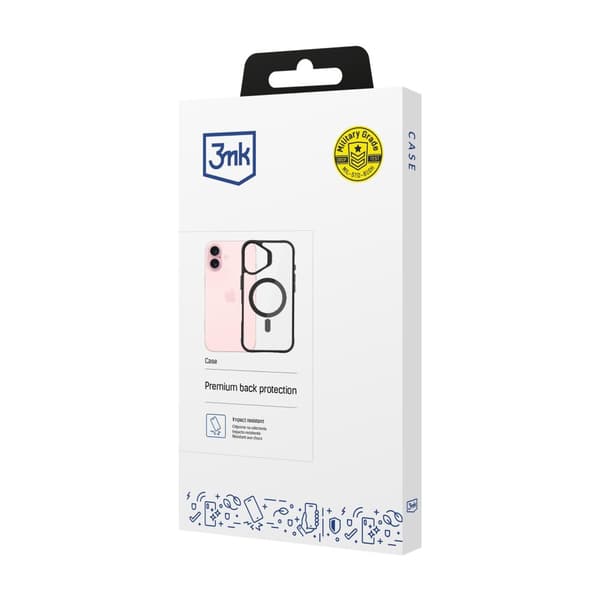 Apple iPhone 16 Plus - 3mk Satin Armor MagCase