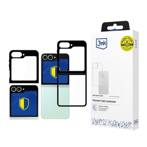 Samsung Galaxy Z Flip 6 - 3mk Satin Armor Case+ Flip