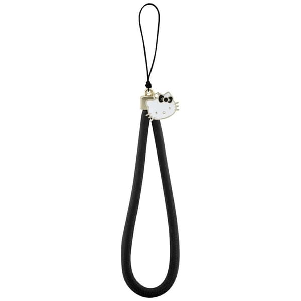 HelloKittyNylonCordKittyHead-PhoneCharm(Black)
