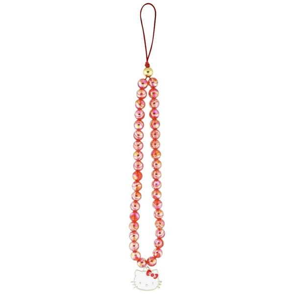 HelloKittyPearlsKittyHead-PhoneCharm(Red)