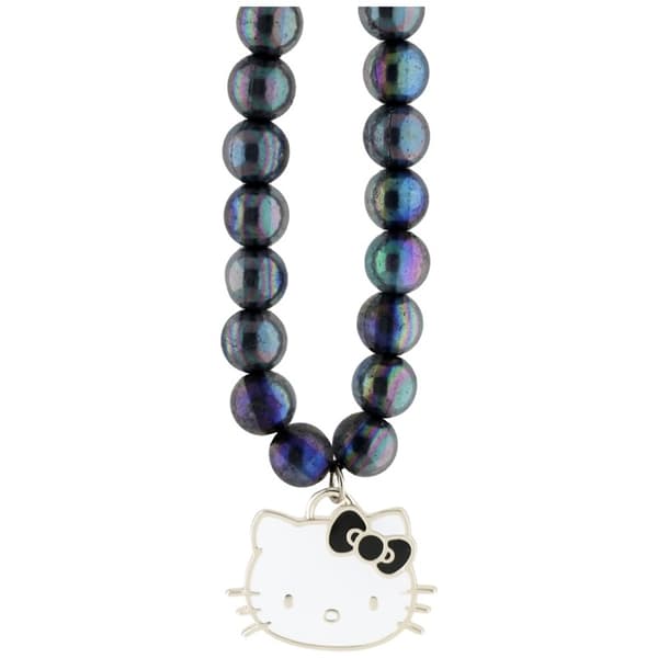 HelloKittyPearlsKittyHead-PhoneCharm(Black)