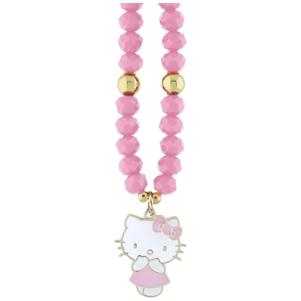 HelloKittyPearlsandBeadsKittyCharm-PhoneCharm(Pink)