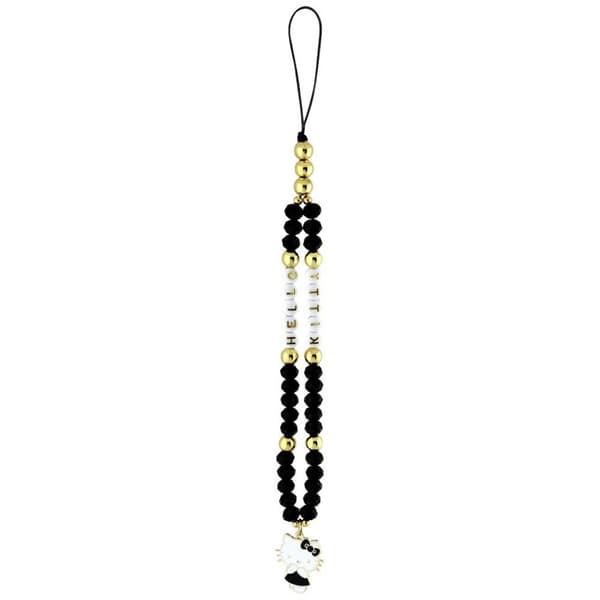 HelloKittyPearlsandBeadsKittyCharm-PhoneCharm(Black)