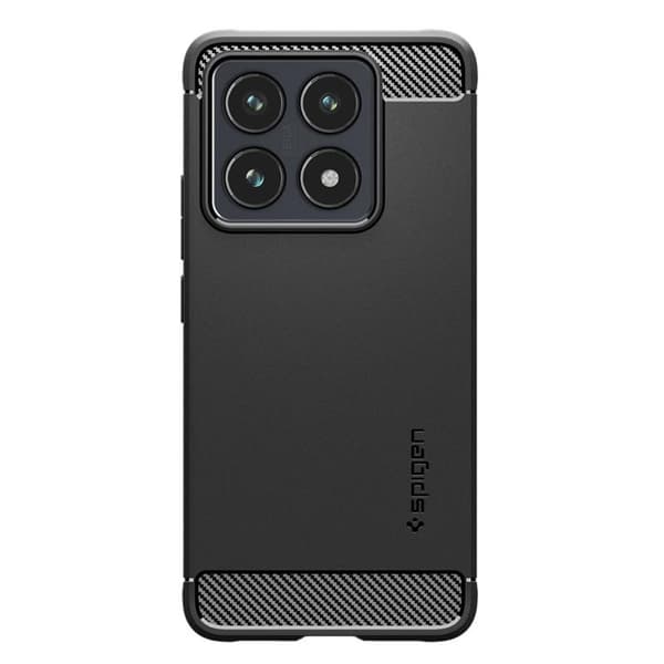 Spigen Rugged Armor - Case for Xiaomi 14T Pro (Matte Black)