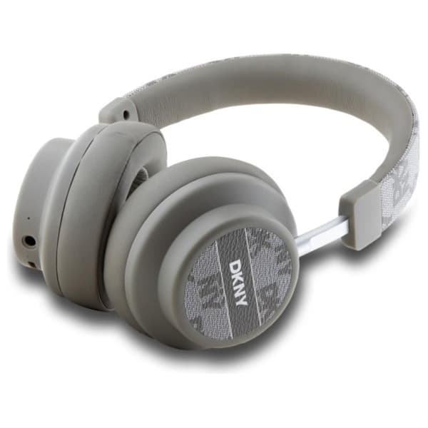 DKNYCheckeredPattern-WirelessOver-EarBluetoothHeadphonesV5.3(Beige)