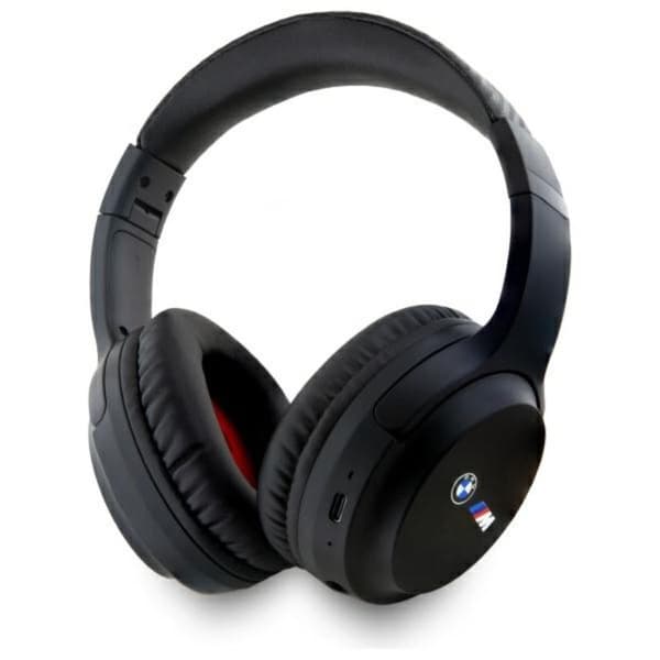 BMWPrintedLogos-WirelessOver-EarBluetoothHeadphonesENC(Black)