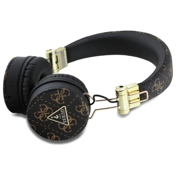 Guess4GTriangleRoundShape-WirelessOver-EarBluetoothENCHeadphones(Black)
