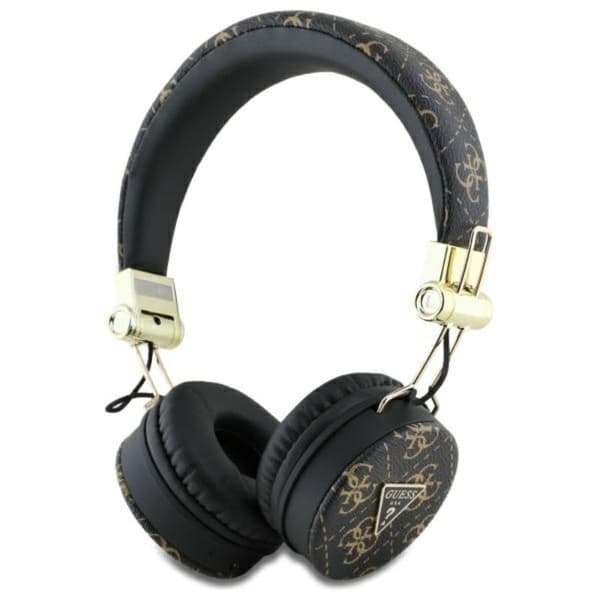 Guess4GTriangleRoundShape-WirelessOver-EarBluetoothENCHeadphones(Black)