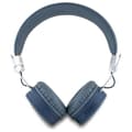Pikkukuva 2 / 2: Guess Grained Classic Round Shape - Wireless Over-Ear Bluetooth ENC Headphones (Blue)