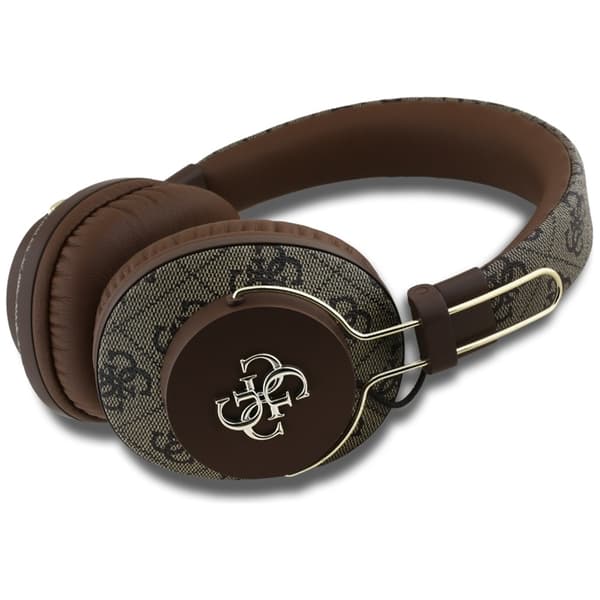 GuessMetal4GLogo-WirelessOver-EarBluetoothHeadphonesENC(brown)