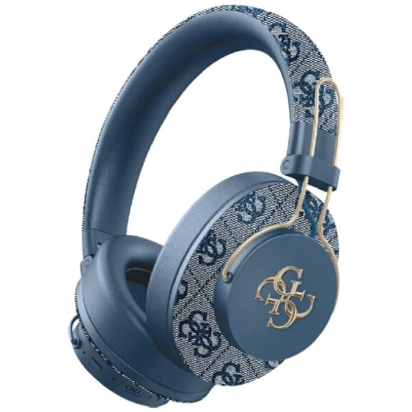 GuessMetal4GLogo-WirelessOver-EarBluetoothHeadphonesENC(blue)