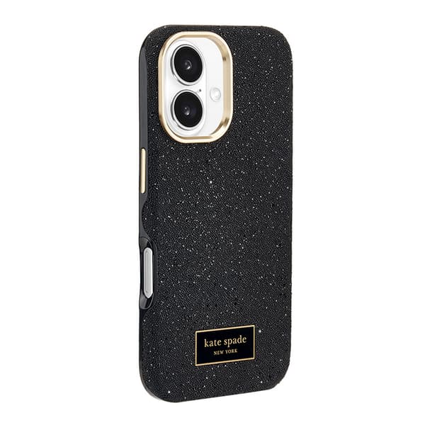 Kate Spade New York Crystal Pave MagSafe - Case for iPhone 16 (Nightfall)