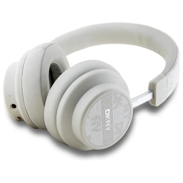 DKNYCheckeredPattern-WirelessOver-EarBluetoothHeadphonesV5.3(Pearl)