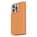 Miniatyrbild 1 av 2: Moshi Overture MagSafe - 3-in-1 Leather Flip Case for iPhone 16 Pro (Caramel Brown)