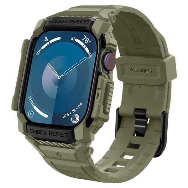 SpigenRuggedArmorPro-BandwithCaseforAppleWatch1046mm(VintageKhaki)