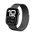 Miniatyrbillede 1 af 2: Crong Milano Steel - Stainless Steel Band for Apple Watch 38/40/41/42 mm (Graphite)
