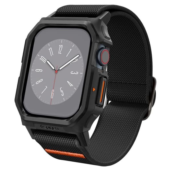 Spigen Lite Fit "Pro" - Case with Strap for Apple Watch 10 42 mm (Matte Black)
