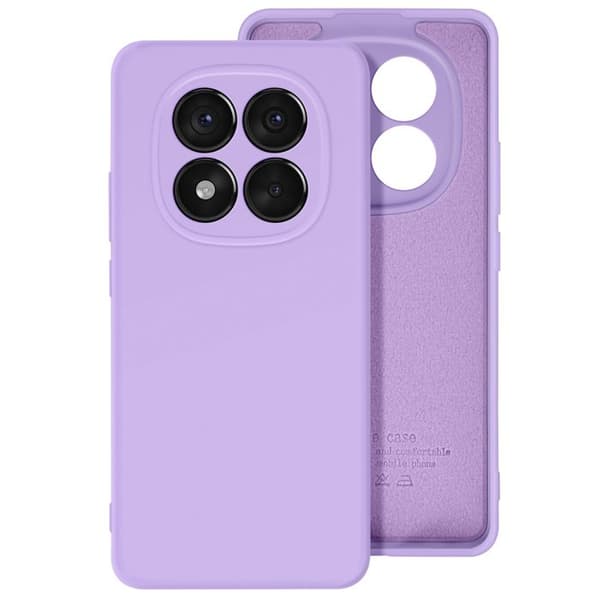 Coque för Redmi Note 14 Pro och 14 Pro Plus Semi-hård Soft-touch Lila