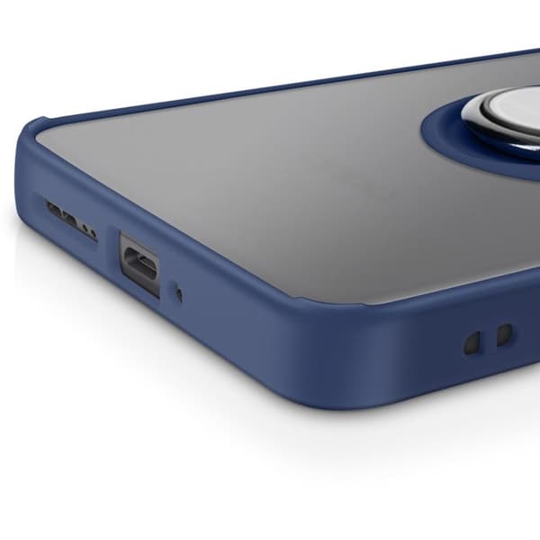 Coque för Oppo Find X8 Pro Med Magnetring Genomskinlig Midnattsblå