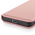 Miniatyrbild 5 av 5: Fodral för Samsung S25 Edge Klippportfölj med kortfack och videostöd i roséguld