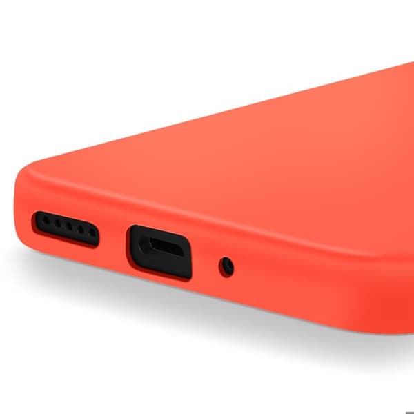 Coque för Xiaomi Redmi 14C Semi-hård Soft-touch Anti-spår Orange