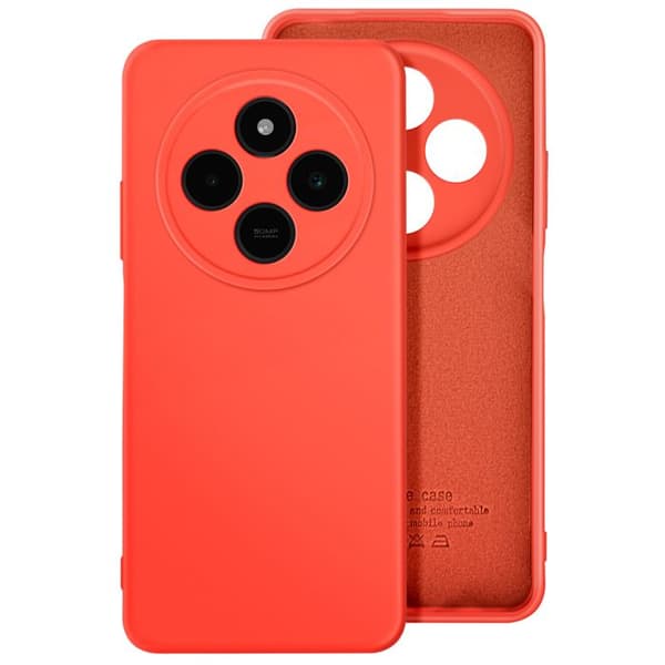 Coque för Xiaomi Redmi 14C Semi-hård Soft-touch Anti-spår Orange