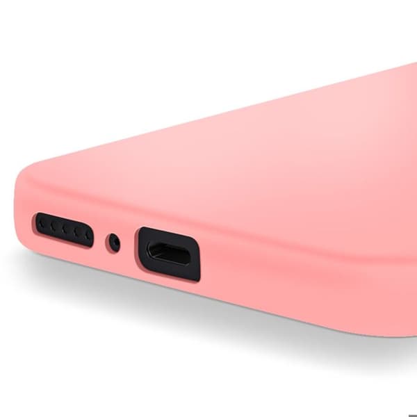 Coque för Xiaomi Redmi Note 14 5G Semi-rigid Soft-touch Anti-trace Rosa Puder