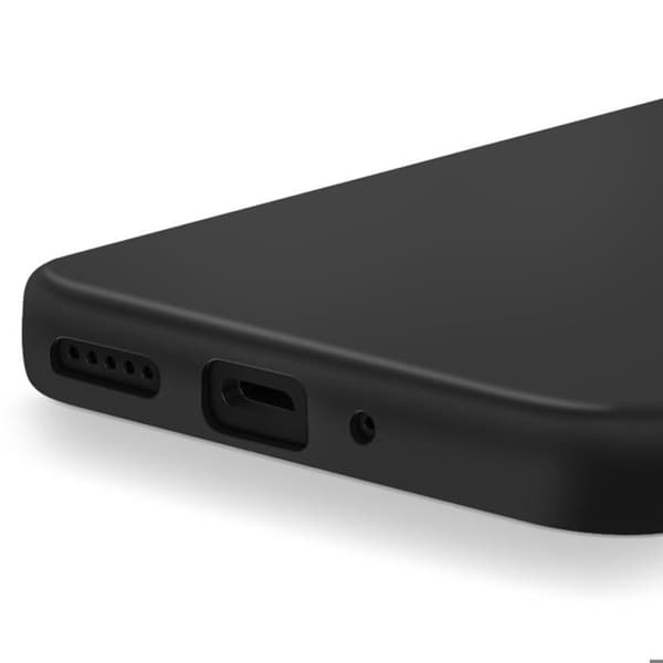 Coque för Xiaomi Redmi 14C Semi-rigida Soft-touch Anti-spår Svart