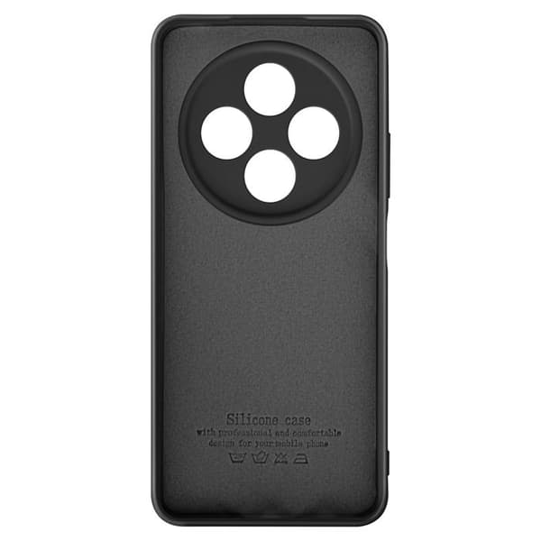 Coque för Xiaomi Redmi 14C Semi-rigida Soft-touch Anti-spår Svart