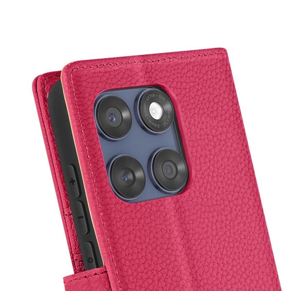 Motorola Edge 60 Fusion Fickfodral med Magnetflik Fuchsia