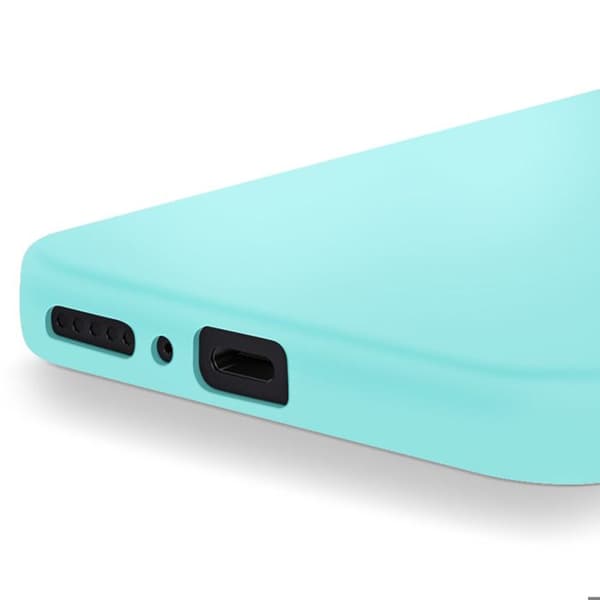 Coque för Xiaomi Redmi Note 14 5G Semi-rigid Soft-touch Anti-spår Turquoise