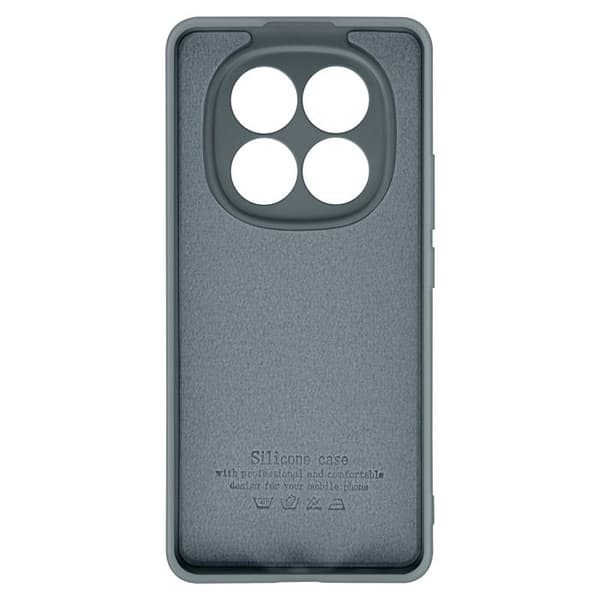 Coque för Redmi Note 14 Pro och 14 Pro Plus Semi-rigid Soft-touch Mörkgrå