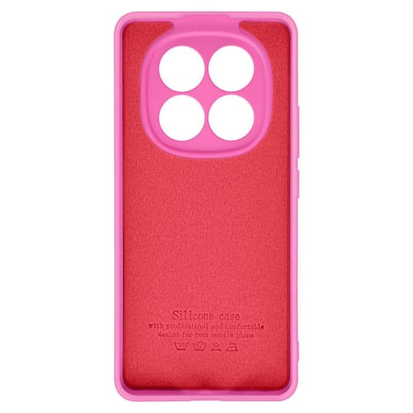 Coque för Redmi Note 14 Pro och 14 Pro Plus Semi-hård Soft-touch Fuchsia