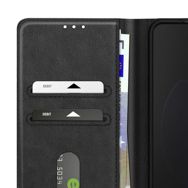 Fodral för Oppo Reno 13 Pro Klapp Plånbok och Videostativ Svart