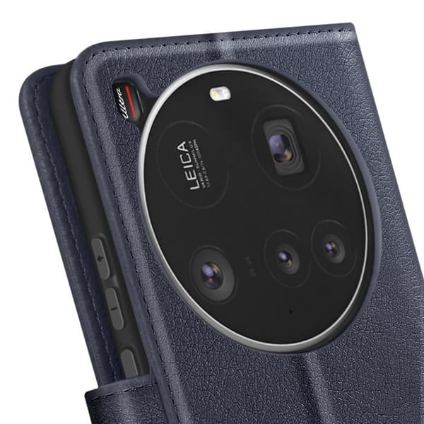 Fodral för Xiaomi 15 Ultra Klipp Plånbok och Videostöd Blå Natt