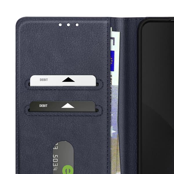 Fodral för Xiaomi 15 Ultra Klipp Plånbok och Videostöd Blå Natt