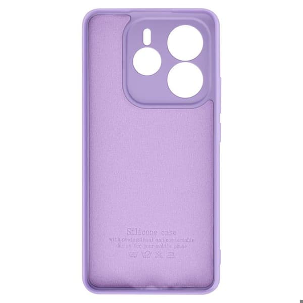 Skal för Xiaomi Redmi Note 14 5G Semi-stiff Soft-touch Anti-fingeravtryck Lila