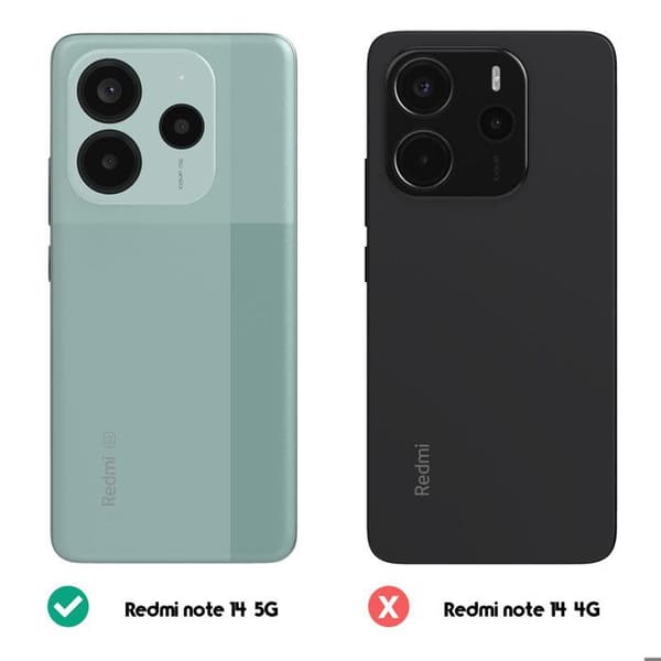 Fodral för Xiaomi Redmi Note 14 5G Semihård Soft-touch Anti-spår Grön gran