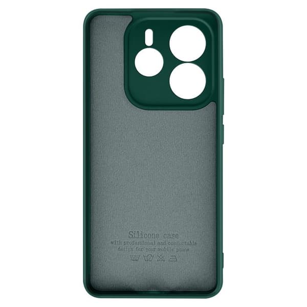 Fodral för Xiaomi Redmi Note 14 5G Semihård Soft-touch Anti-spår Grön gran