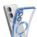Miniatyrbild 3 av 5: Coque MagSafe för Samsung Galaxy S25 Edge Silikon Kontur Kromat Blå