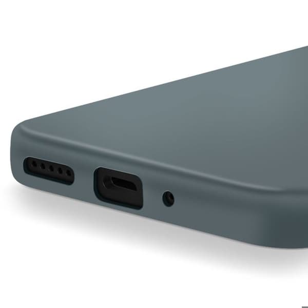 Coque för Xiaomi Redmi 14C Semi-hård Soft-touch Anti-spår Mörkgrå