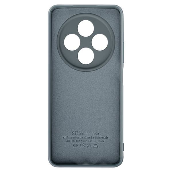 Coque för Xiaomi Redmi 14C Semi-hård Soft-touch Anti-spår Mörkgrå