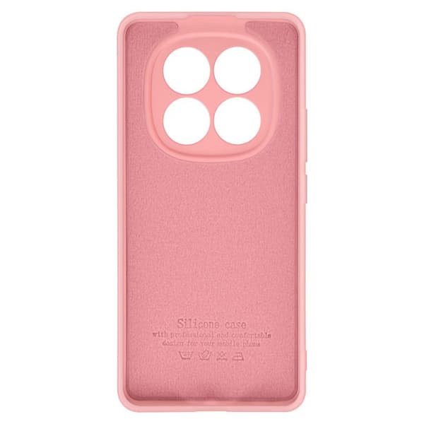 Coque för Redmi Note 14 Pro och 14 Pro Plus Semi-rigid Soft-touch Rosa Puder