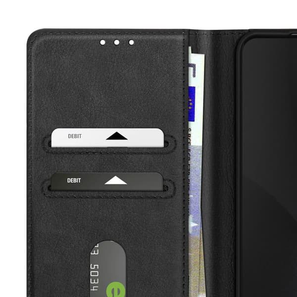 Fodral för Xiaomi 15 Ultra med Flip och Stöd för Video Svart