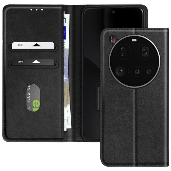 Fodral för Xiaomi 15 Ultra med Flip och Stöd för Video Svart