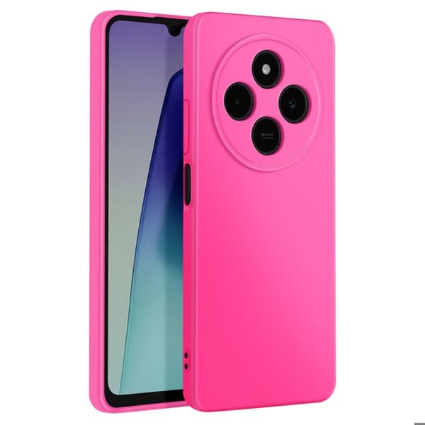 Coque för Xiaomi Redmi 14C Semi-rigida Soft-touch Anti-spår Fuchsia