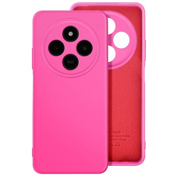 Coque för Xiaomi Redmi 14C Semi-rigida Soft-touch Anti-spår Fuchsia