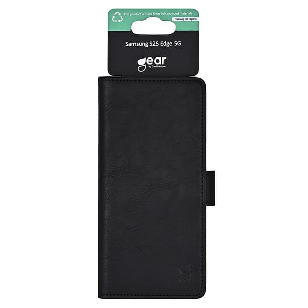 Gear Samsung Galaxy S25 Edge Kotelo 3 Korttitaskulla Musta