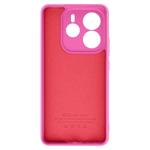 Fodral för Xiaomi Redmi Note 14 5G Semi-hård Soft-touch Anti-spår Fuchsia